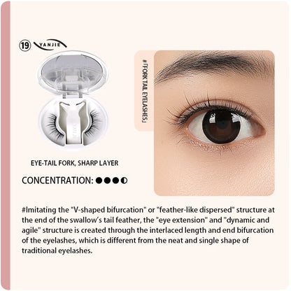 YANJIE Fork tail eyelashes